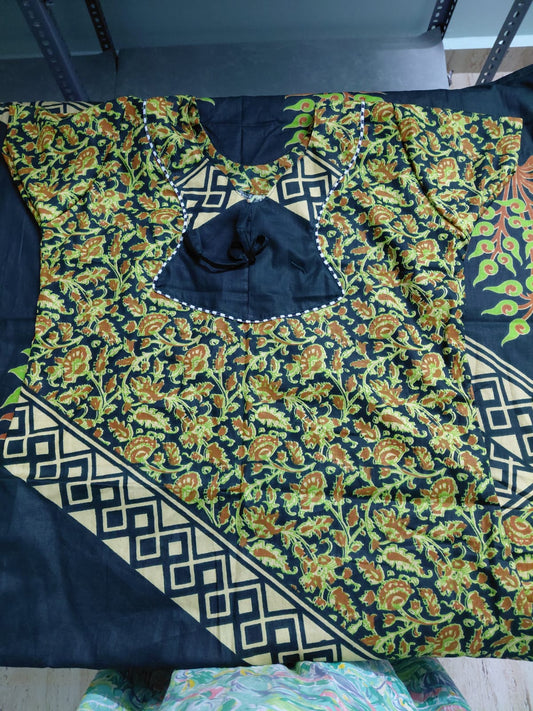 Women’s Printed Cotton Nighty – Comfortable & Elegant